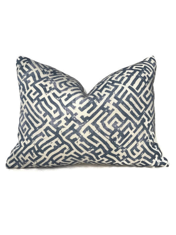 Byant Pillow Cover in Blue