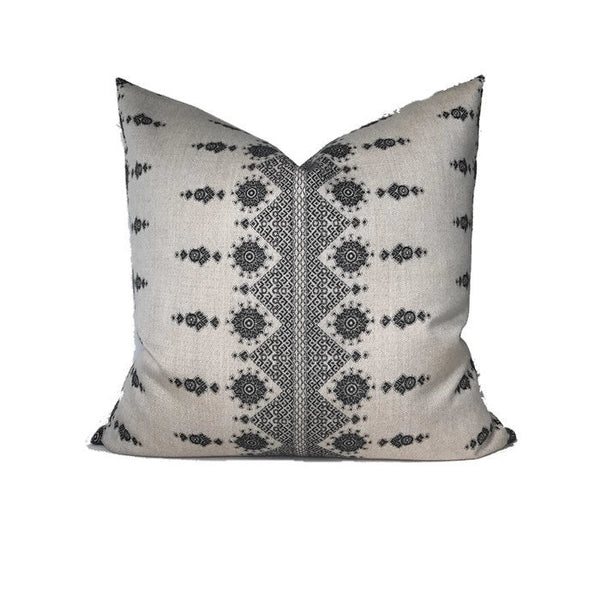 Peter Dunham Carmania Pillow Cover in Charcoal