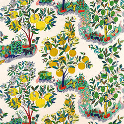 Schumacher Citrus Garden Wallpaper