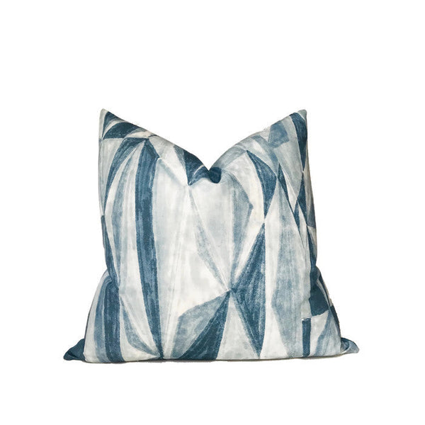 Kelly Wearstler Covet Pillow Cover in Denim Blue