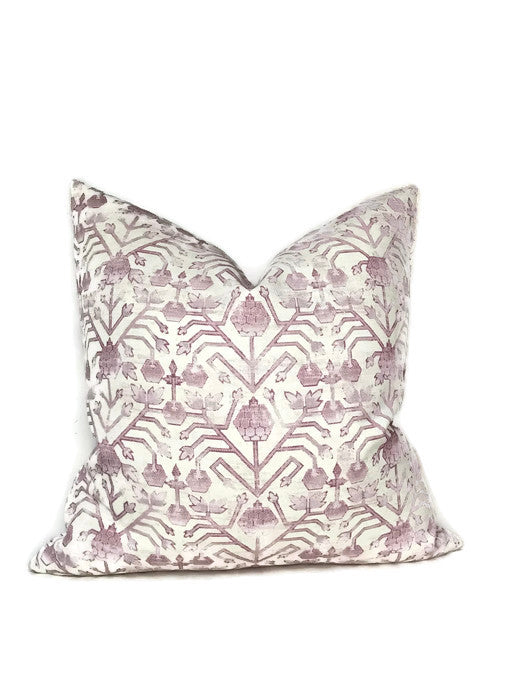 Koty Pillow Cover in Pink, Designer Pillows