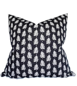 Thibaut Ferndale Pillow Cover in Black