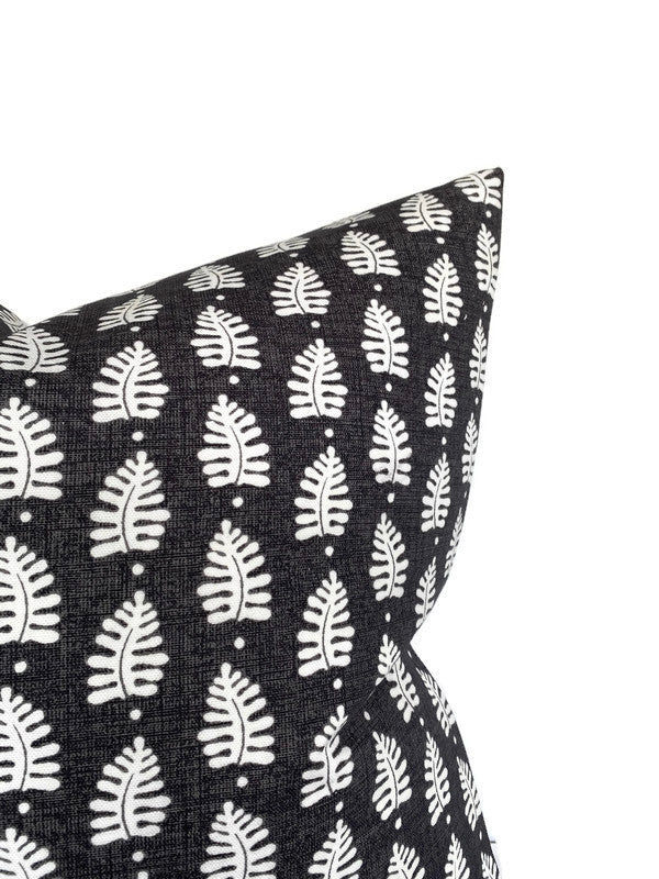 Thibaut Ferndale Pillow Cover in Black