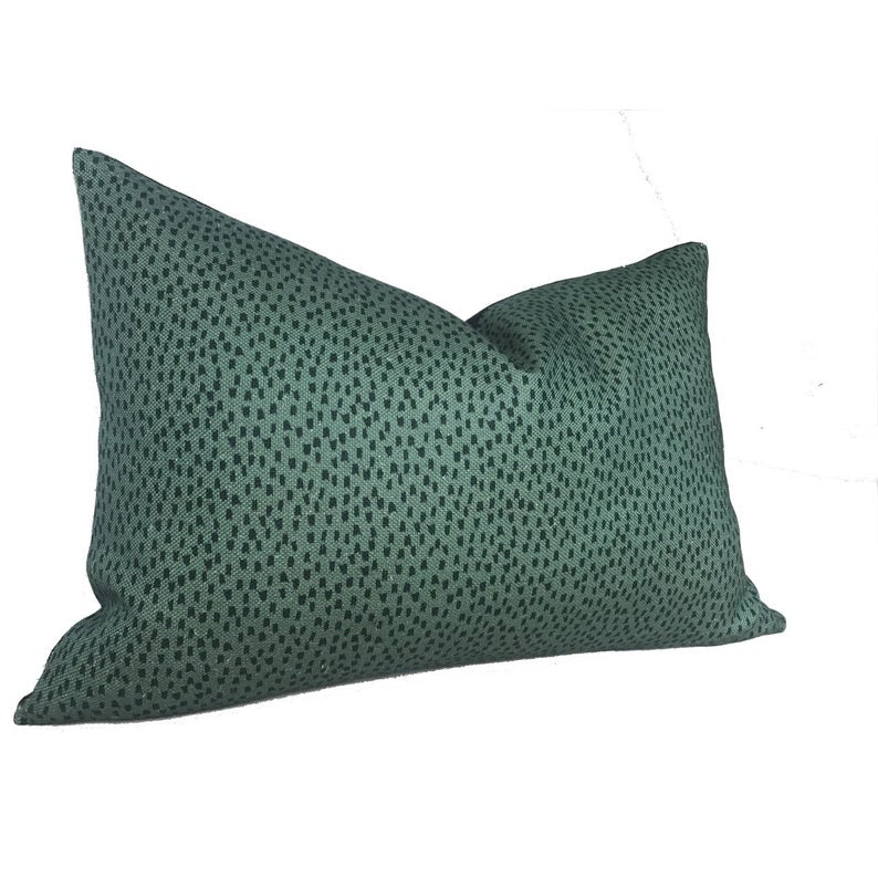 Clay McLaurin Shibori Pillow Cover in Fern