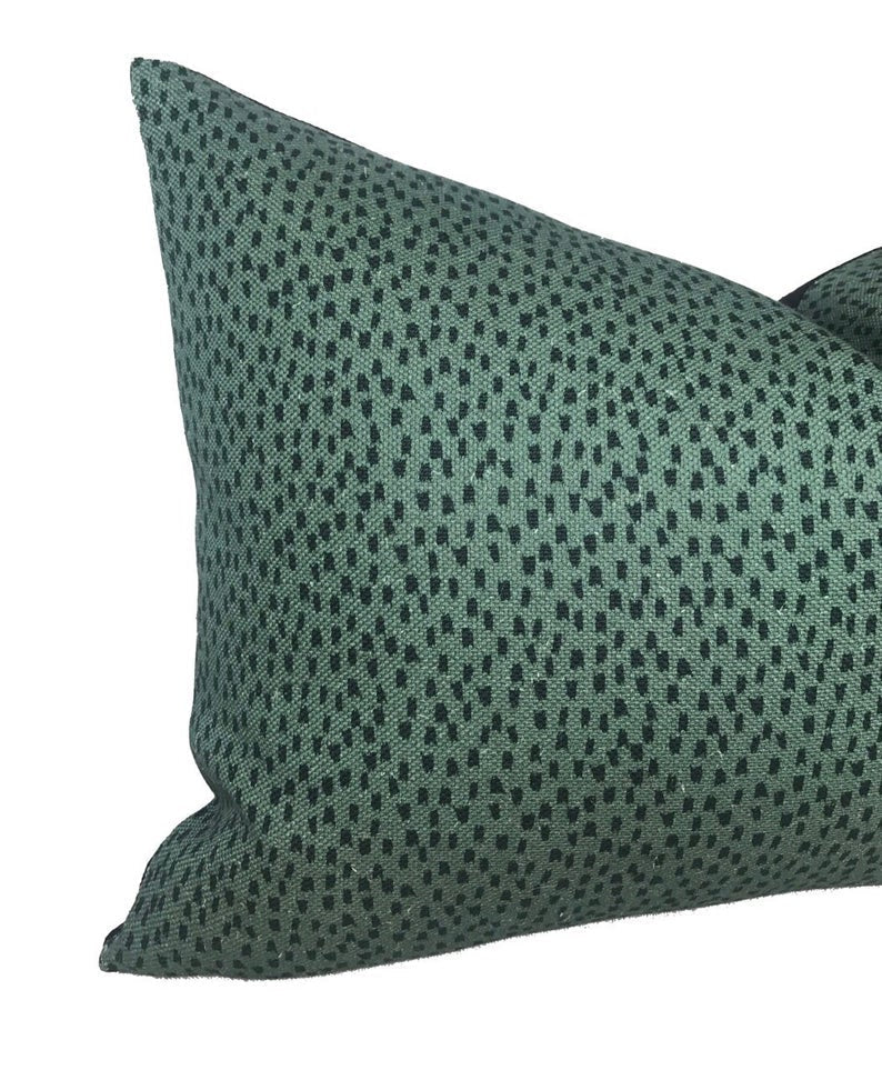 Clay McLaurin Shibori Pillow Cover in Fern