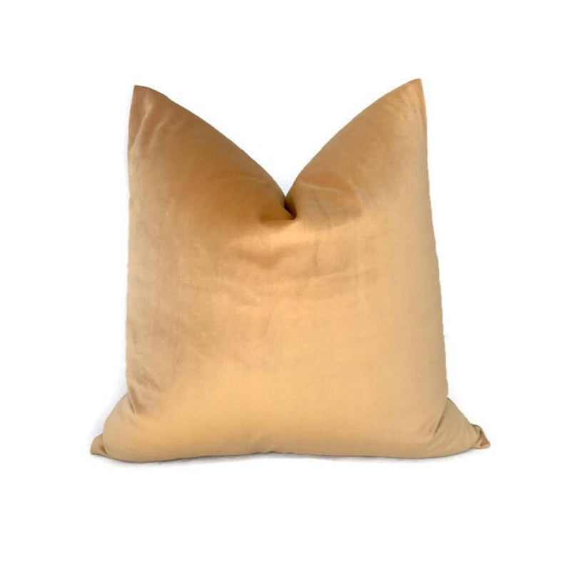 Golden Velvet Pillow Cover