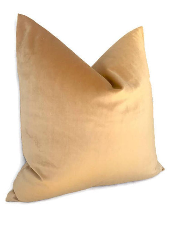 Golden Velvet Pillow Cover