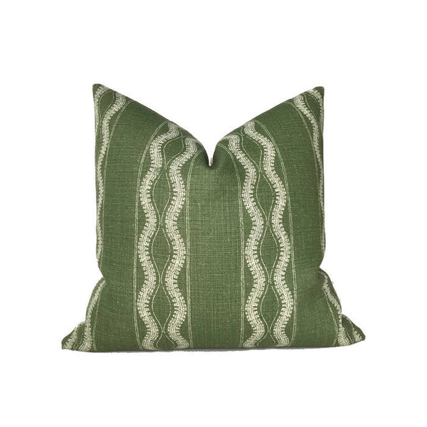 Peter Dunham Zanzibar Pillow Cover in Green