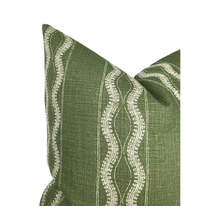 Peter Dunham Zanzibar Pillow Cover in Green