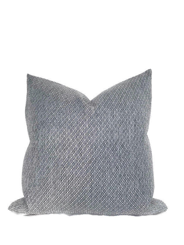 Strie Pillow Cover in Greystone, Indoor Outdoor Pillow