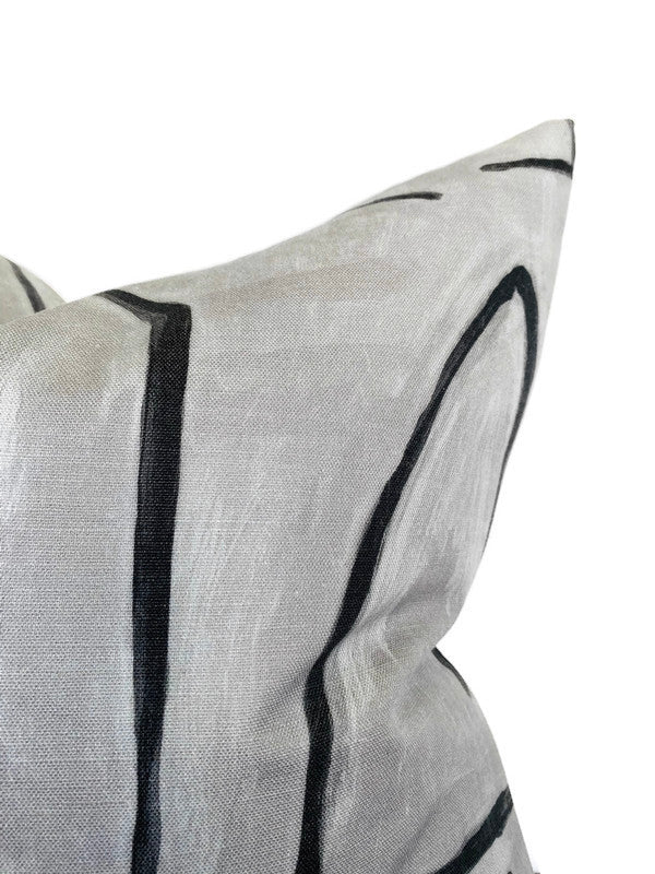 Kelly Wearstler Graffito Pillow Cover in Graphite