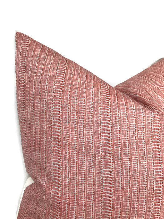 Saqqara Pillow Cover in Guava, Walter G Pillows, Decorative Throw Pillows