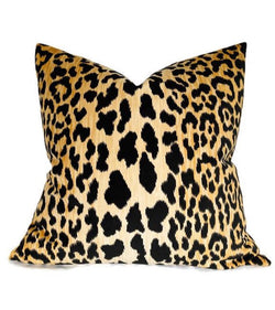 Leopard Velvet Pillow Cover