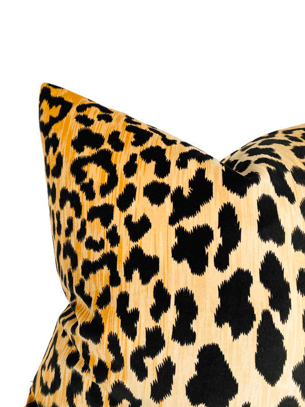 Leopard Velvet Pillow Cover