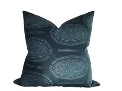 Kamba Pillow Cover in Indigo Blue