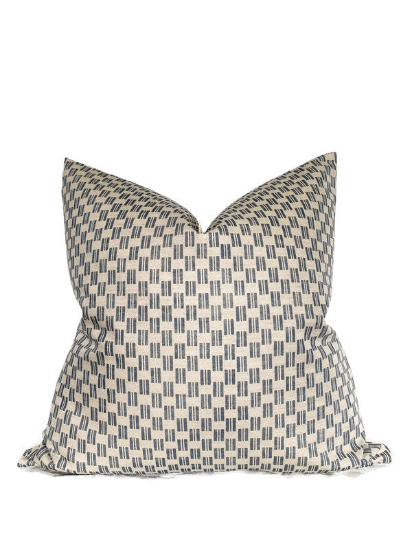 Kasai Pillow Cover in Grey, Designer Pillows