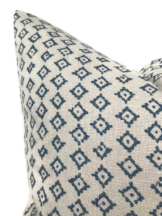 Peter Dunham Kumbh Pillow Cover in Indigo Blue