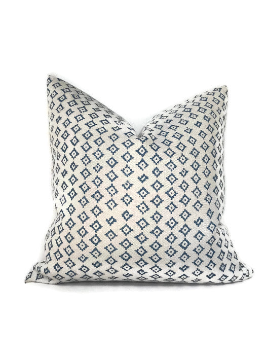 Peter Dunham Kumbh Pillow Cover in Indigo Blue