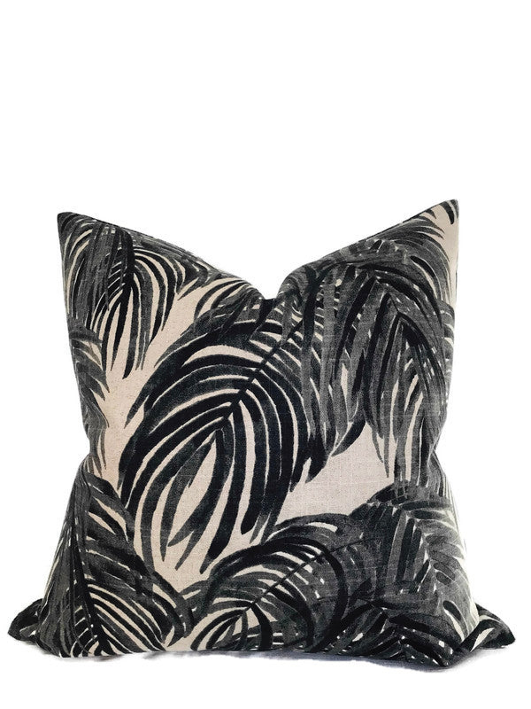 Lacefield Villa Pillow Cover in Granite