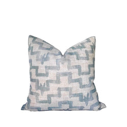 Tulah Pillow Cover in Slate - Light Blue, Designer Pillows