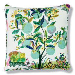 Schumacher Citrus Garden Pillow Cover in Lime