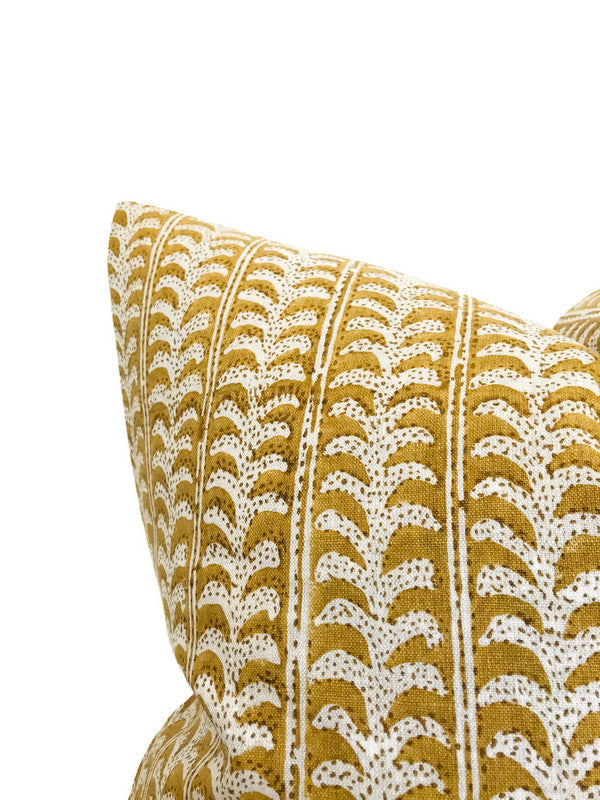 Luxor Pillow Cover in Saffron, Walter G Textiles