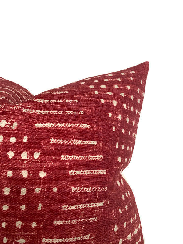 Thibaut Mali Pillow Cover in Red