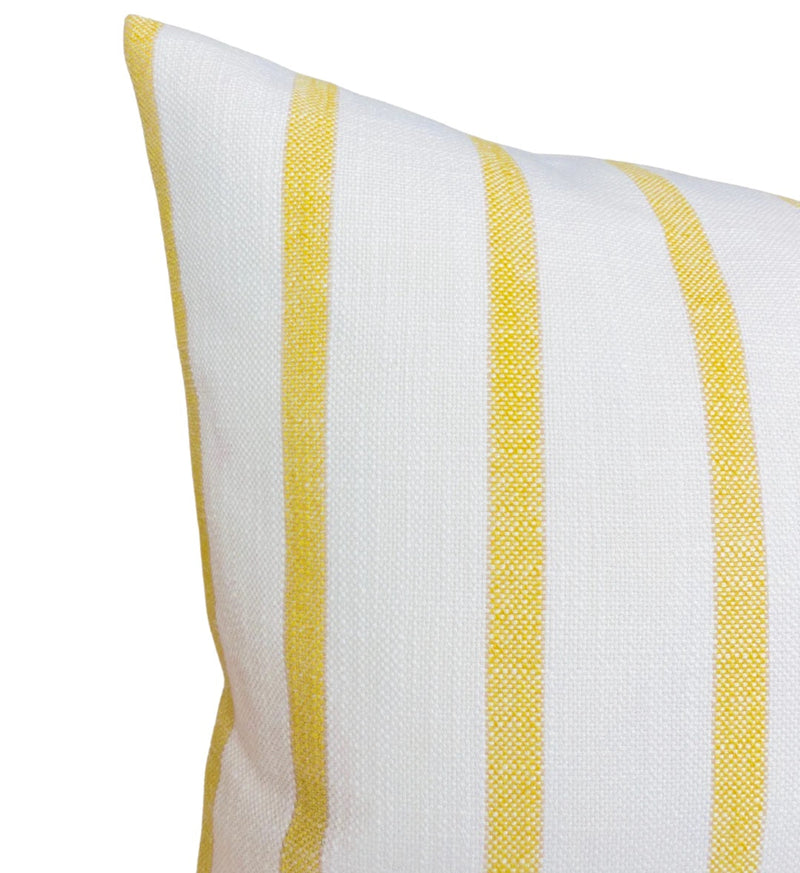 Market Stripe Pillow Cover in Goldenrod