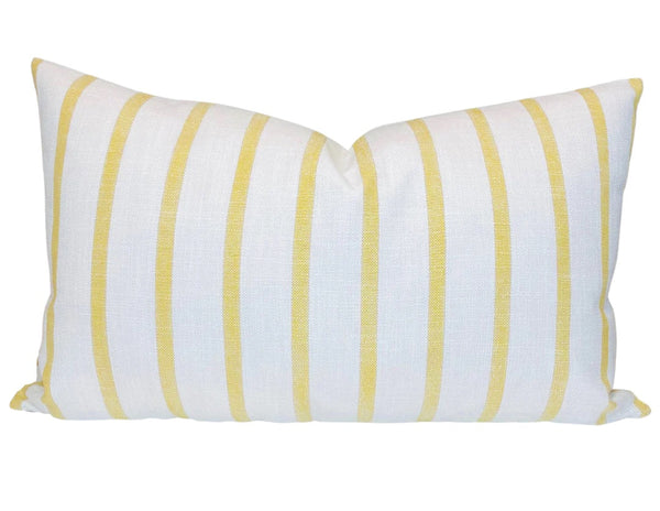 Market Stripe Pillow Cover in Goldenrod