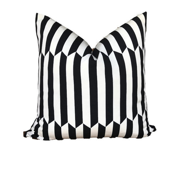 Schumacher Maxwell Pillow Cover in Black