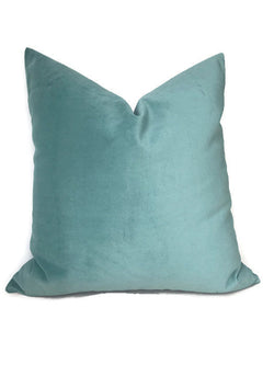 Mint Green Velvet Pillow Cover