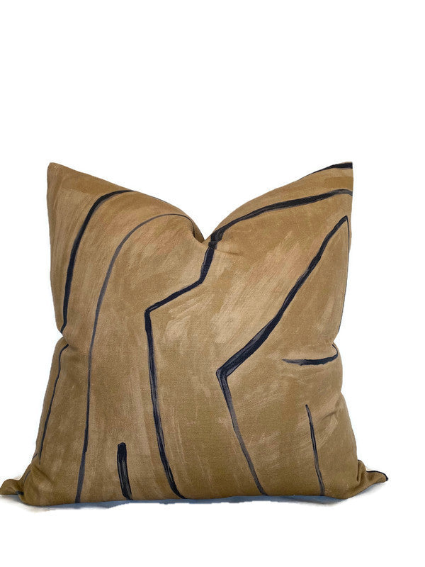 Kelly Wearstler Graffito Pillow Cover in Java