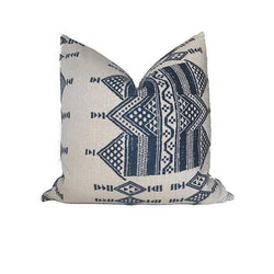 Ready to Ship, 14x26, Peter Dunham Mombasa Pillow Cover in Indigo Blue