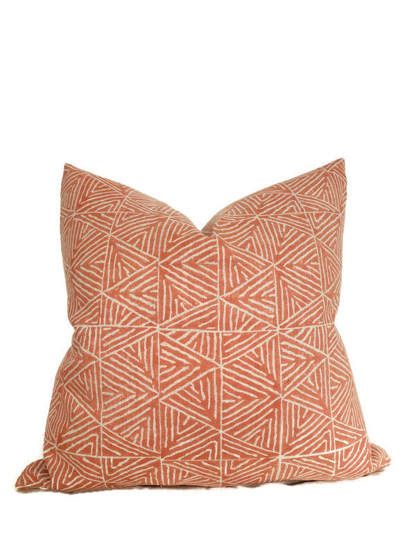 Thibaut Mombasa Pillow Cover in Cinnamon