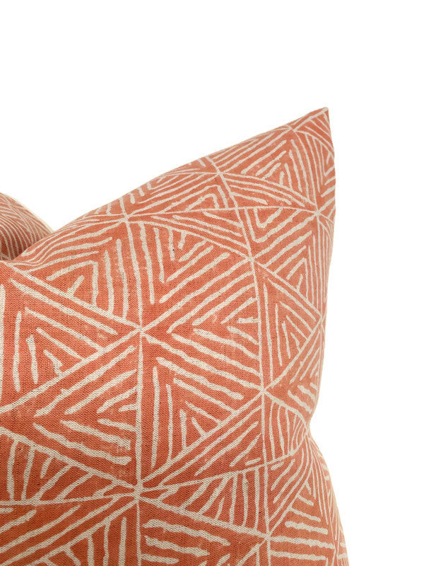 Thibaut Mombasa Pillow Cover in Cinnamon