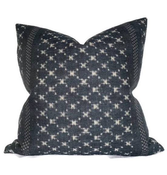 Clay McLaurin Nagoya Pillow Cover in Indigo