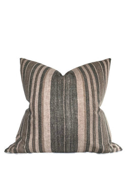 Striped Pillow Cover in Slate