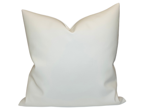 Leather Pillow Cover in Natural