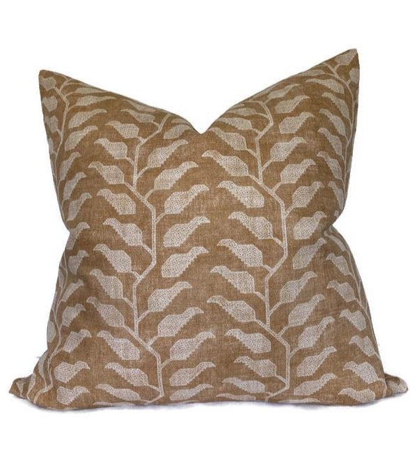 Folio Pillow Cover in Ochre