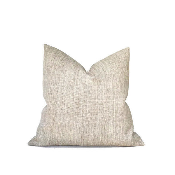 Pama Pillow Cover in Tan, Designer Pillows