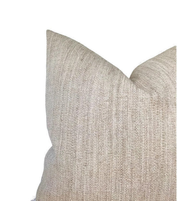 Pama Pillow Cover in Tan, Designer Pillows