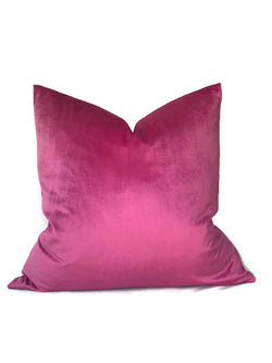 Magenta Velvet Pillow Cover