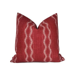 Peter Dunham Zanzibar Pillow Cover in Red