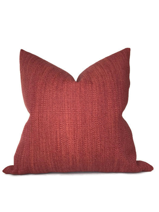 Pama Pillow Cover in Red, Designer Pillows