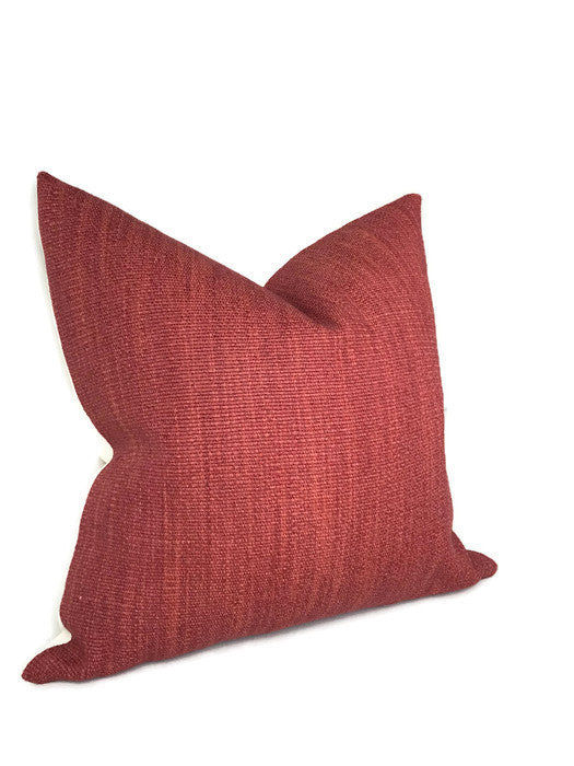 Pama Pillow Cover in Red, Designer Pillows