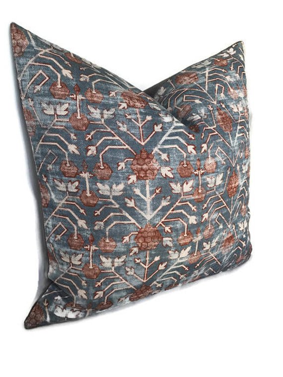 Koty Pillow Cover in Grey, Designer Pillows