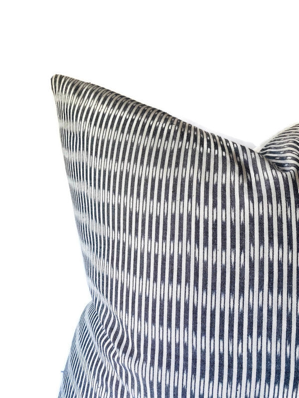 Sanjana Stripe Pillow Cover in Grey