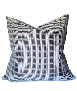 Sanjana Stripe Pillow Cover in Grey