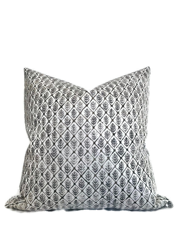 Saranac Pillow Cover in Pewter