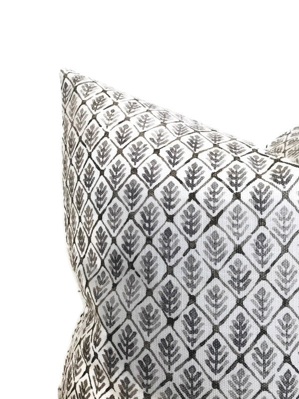 Saranac Pillow Cover in Pewter